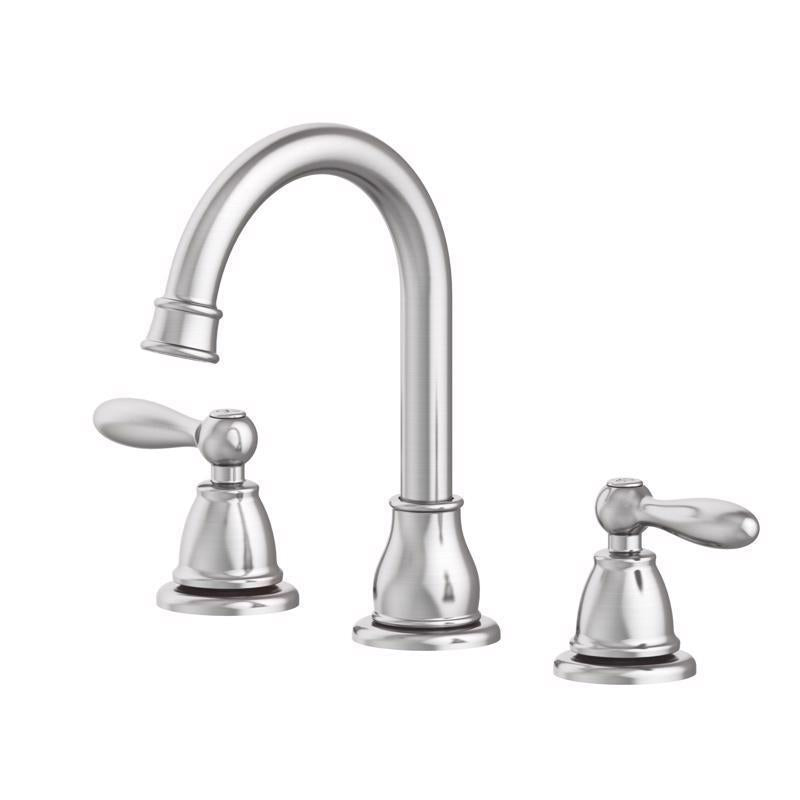 Oakbrook Collection Jennifer Brushed Nickel Traditional Widespread Bathroom Sink Faucet 8 in.