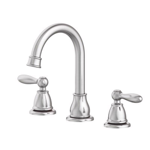 Oakbrook Collection Jennifer Brushed Nickel Traditional Widespread Bathroom Sink Faucet 8 in.