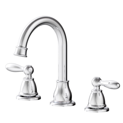 Oakbrook Collection Jennifer Chrome Traditional Widespread Bathroom Sink Faucet 8 in.