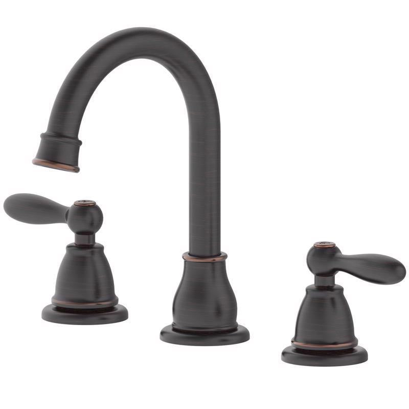 Oakbrook Collection Jennifer Oil Rubbed Bronze Traditional Widespread Bathroom Sink Faucet 8 in.