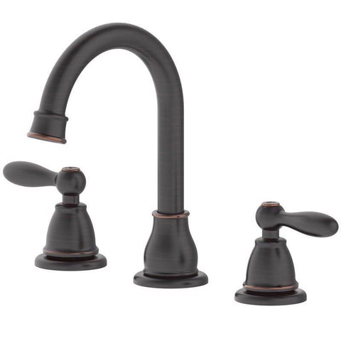 Oakbrook Collection Jennifer Oil Rubbed Bronze Traditional Widespread Bathroom Sink Faucet 8 in.