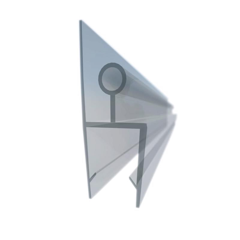 The Water Stopper 48 in. H X 2 in. W Clear Shower Door Sweep (Pack of 10)