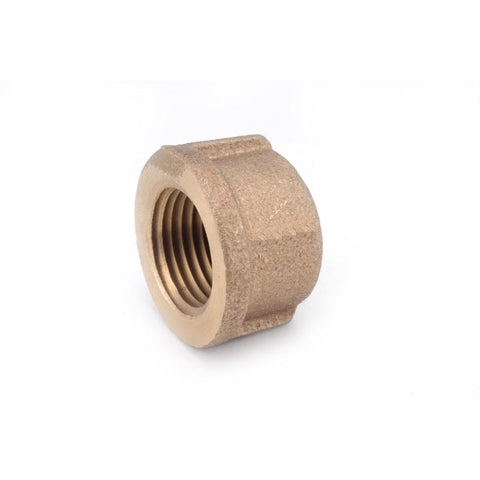 Anderson Metals 1/4 in. FPT in. Red Brass Cap