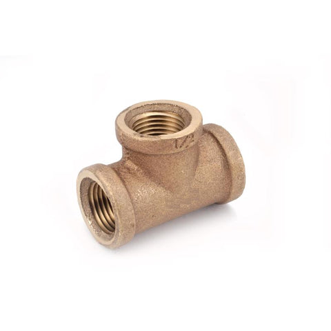 Anderson Metals 1/4 in. FPT in. X 1/4 in. D FPT Red Brass Tee