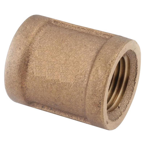 Anderson Metals 1/2 in. FPT in. X 1/2 in. D FPT Red Brass Coupling