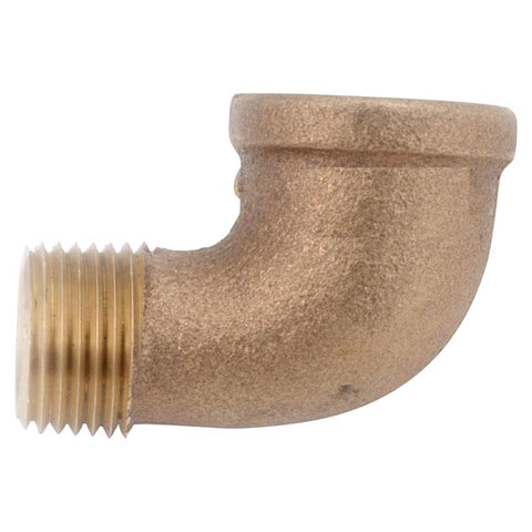 Anderson Metals 3/4 in. FIP in. X 3/4 in. D MIP Red Brass 90 Degree Street Elbow