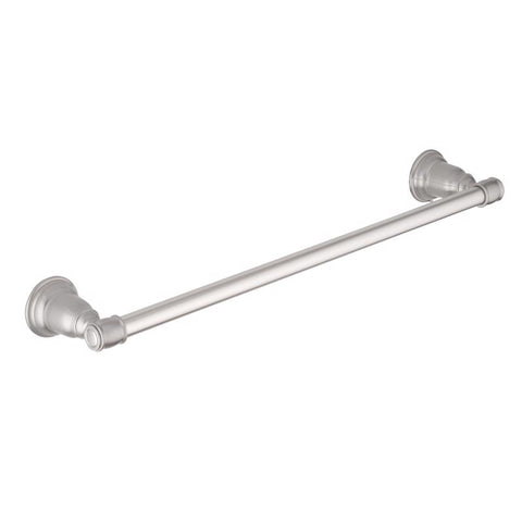 OakBrook Collection Brushed Nickel Towel Bar 18 in. L Die Cast Zinc
