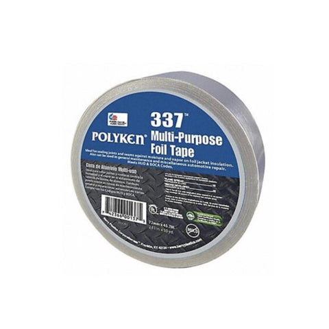 Berry Plastics Polyken 2.83 in. W X 50 yd L Silver Foil Tape 1 pk (Pack of 16)