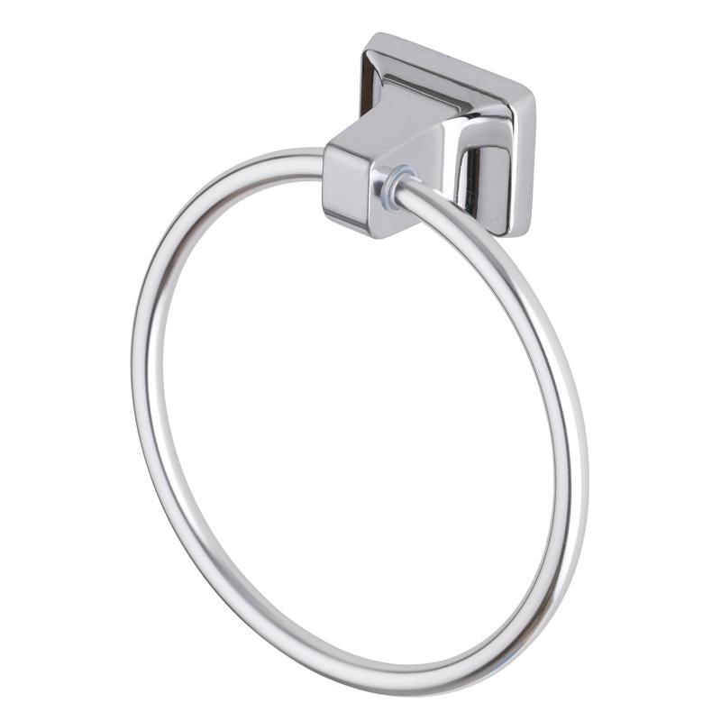 OakBrook Collection Chrome Towel Ring Die Cast Zinc