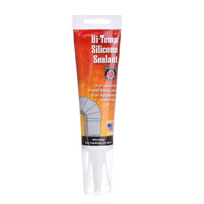 MEECO'S RED DEVIL High Heat Silicone Sealant