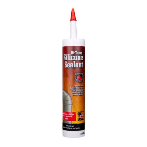 MEECO'S RED DEVIL High Heat Silicone Sealant