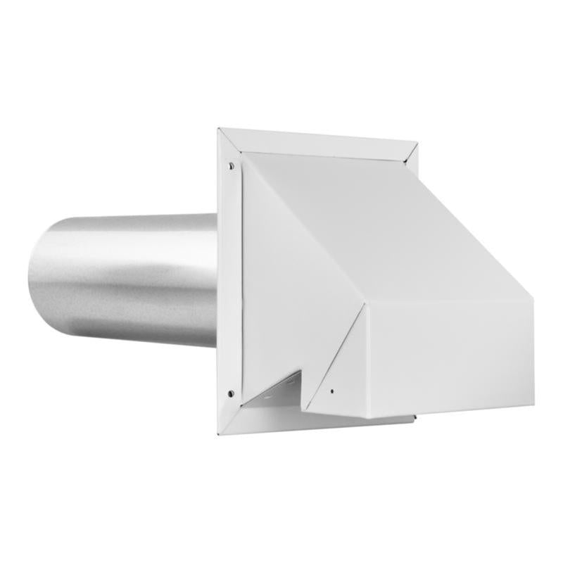 Imperial 12.75 in. L X 8 in. D White Galvanized Steel Wall Exhaust Hood