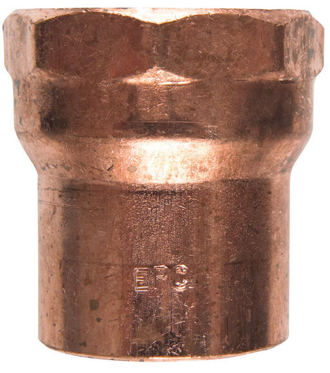 NIBCO 1-1/2 in. CTS X 1-1/2 in. D CTS/Press Copper Adapter 1 pk