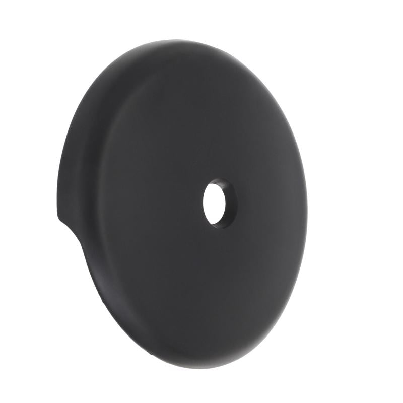 Danco 3 in. Matte Black Round Plastic Overflow Plate