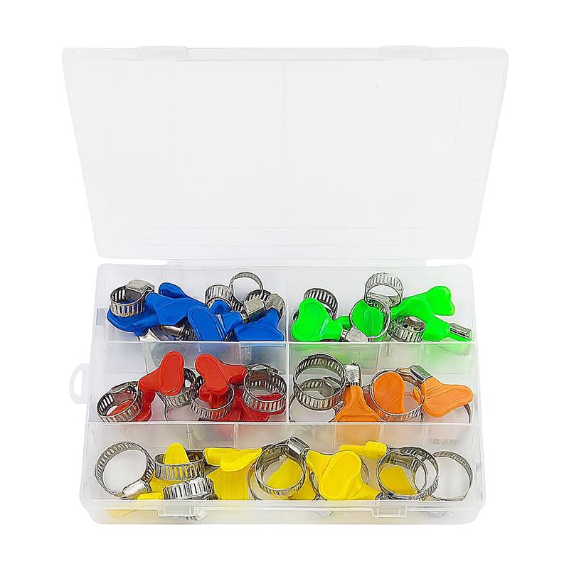 Power Sentry Green Life Distribution 1/4 in to 1 in. SAE 16 Hose Clamp Stainless Steel Band
