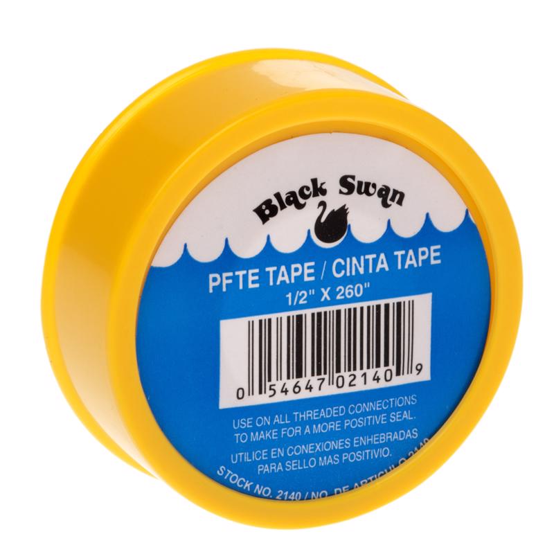 Black Swan Yellow 1/2 in. W X 260 in. L PTFE Tape