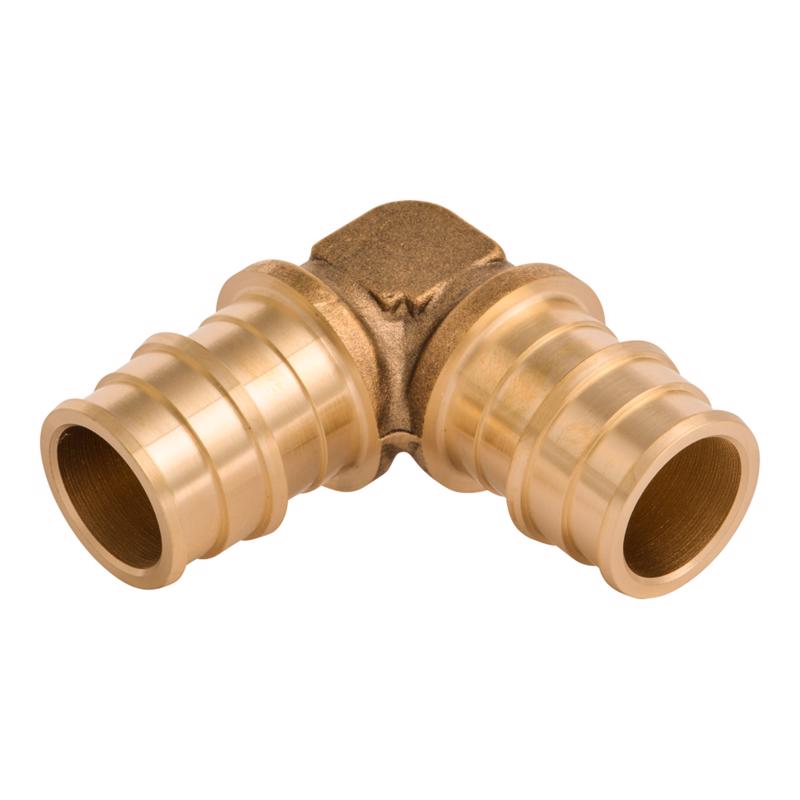 SharkBite PEX-A de 3/4 pulg. PEX de expansión cada uno X PEX de expansión D de 3/4 pulg. cada uno Codo de latón de 90 grados