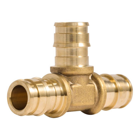 SharkBite PEX-A 1/2 in. Expansion PEX each X 1/2 in. D Expansoin PEX each Brass Tee