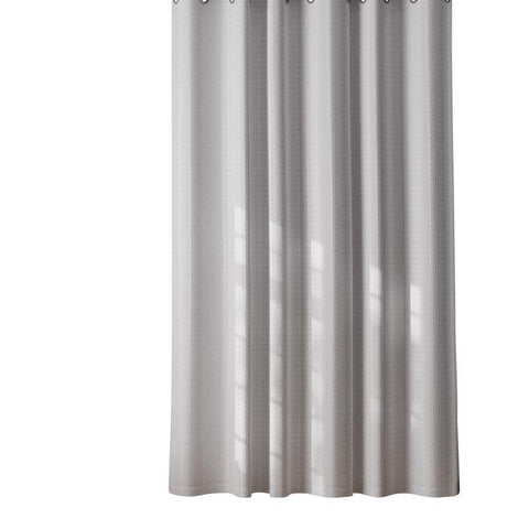 Zenna Home 74 in. H X 71 in. W White Shower Curtain Cotton (Pack of 3)