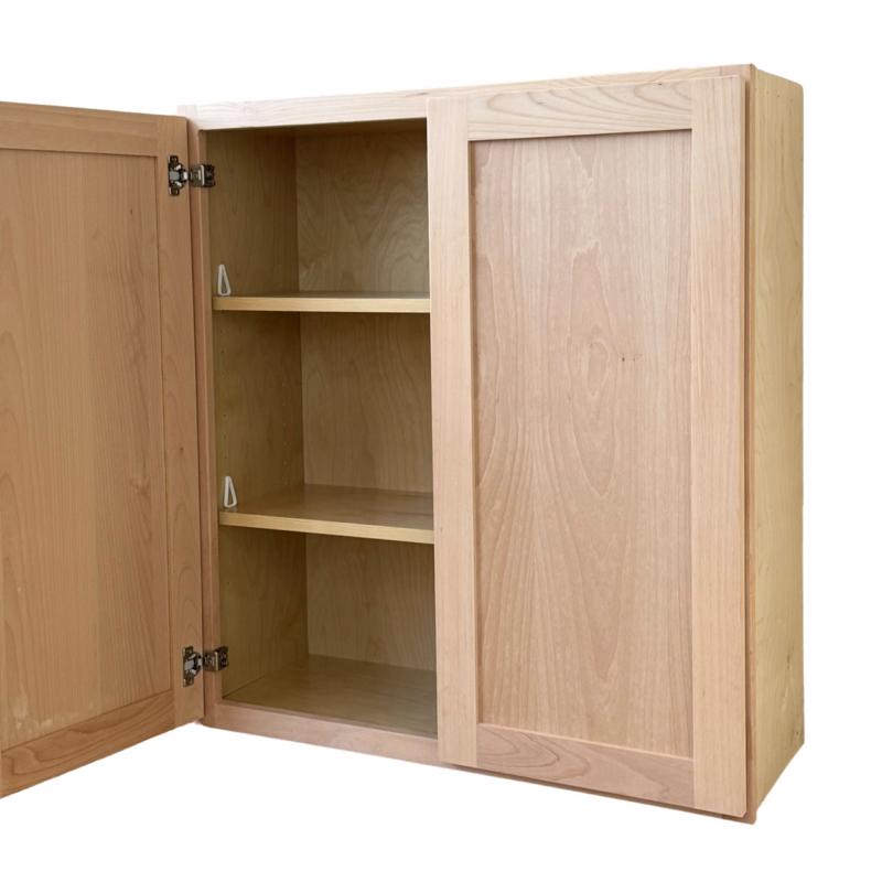 Royal Cabinets 30 in. H X 36 in. W X 12 in. D Natural Wall Cabinet