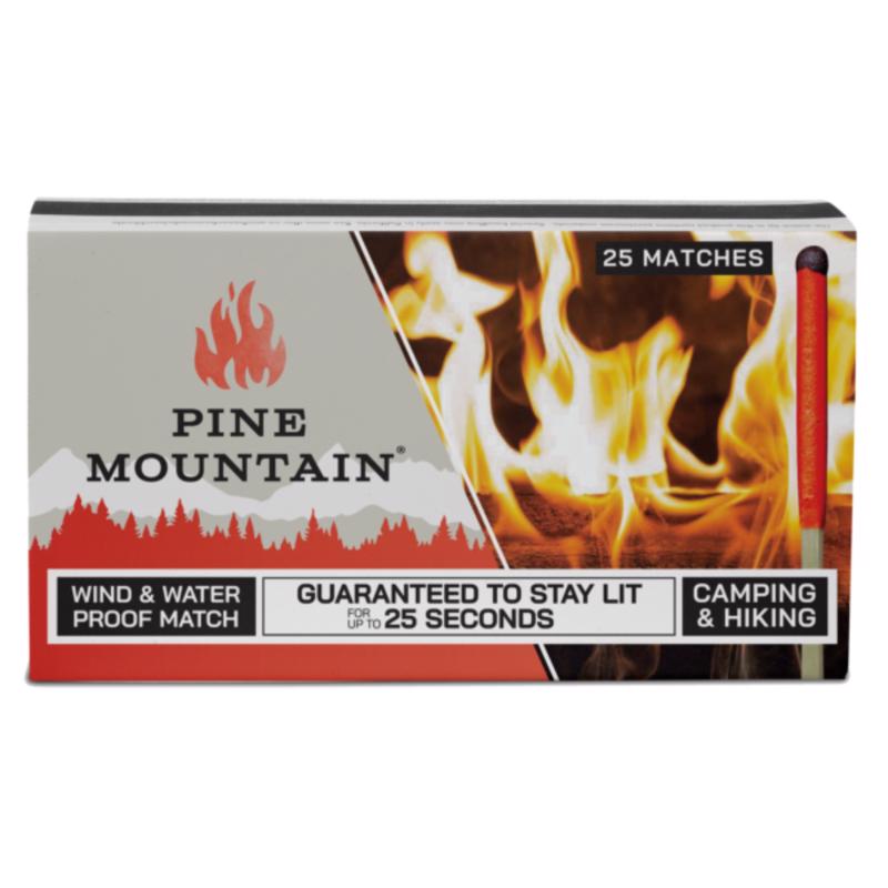 Pine Mountain 3 in. L Matches 25 pc (Pack of 12)
