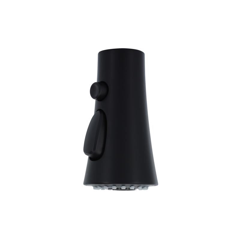 Cabezal rociador extraíble inteligente negro universal Danco