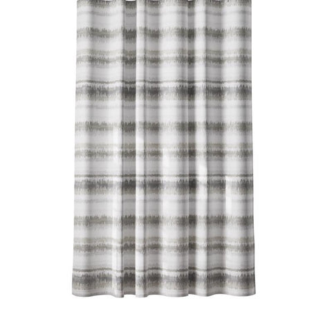 Zenna Home 72 in. H X 70 in. W Gray Stripe Shower Curtain Polyester (Pack of 3)
