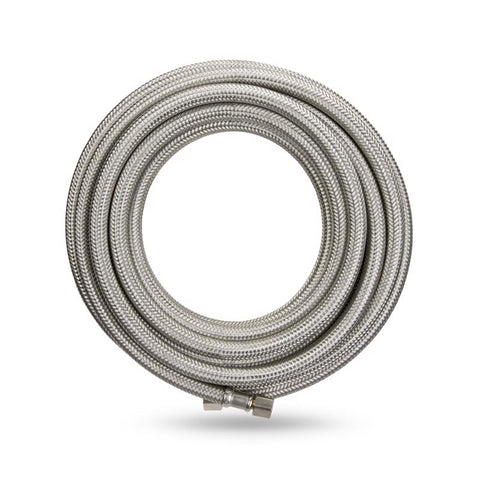 Plumb Pak 1/4 in. Compression Sizes X 1/4 in. D Compression 20 ft. Stainless Steel Ice Maker Supply