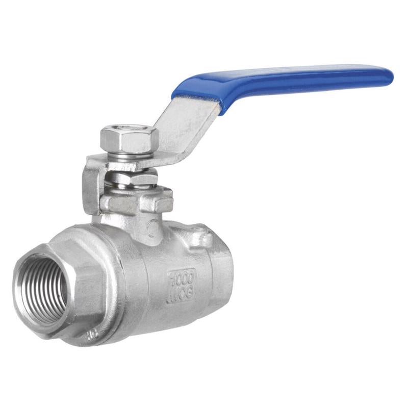 Homewerks Worldwide 3/8 in. Stainless Steel FIP Ball Valve Full Port Lever
