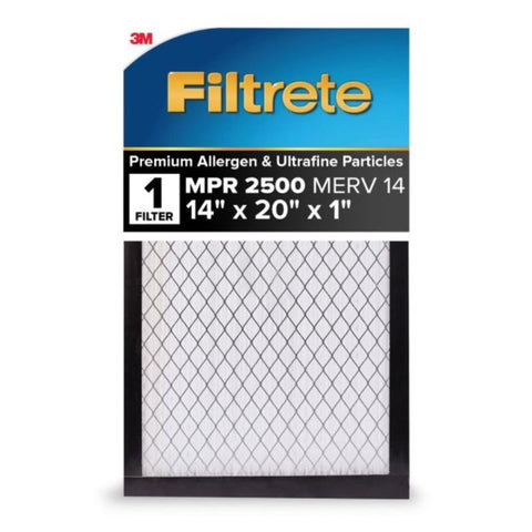 Filtrete 14 in. W X 20 in. H X 1 in. 14 MERV Pleated Air Filter (Pack of 4)
