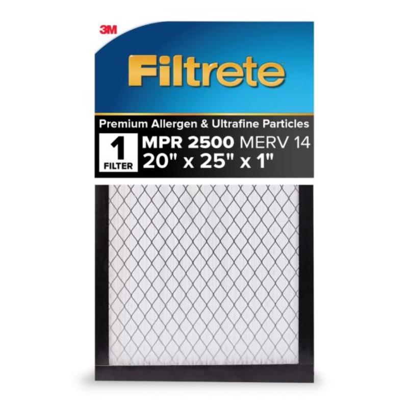 Filtrete 25 in. W X 20 in. H X 1 in. 14 MERV Pleated Air Filter (Pack of 4)