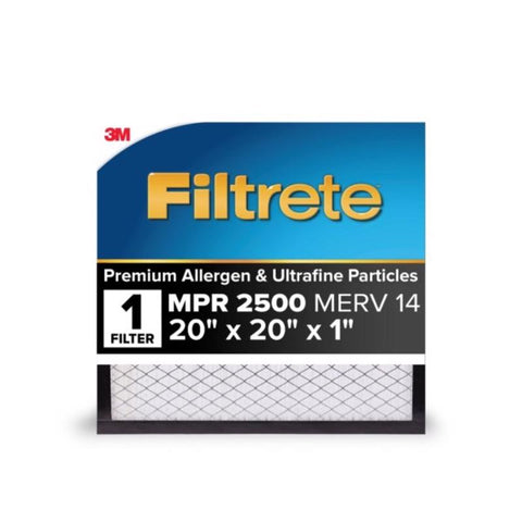 Filtrete 20 in. W X 20 in. H X 1 in. 14 MERV Pleated Air Filter (Pack of 4)