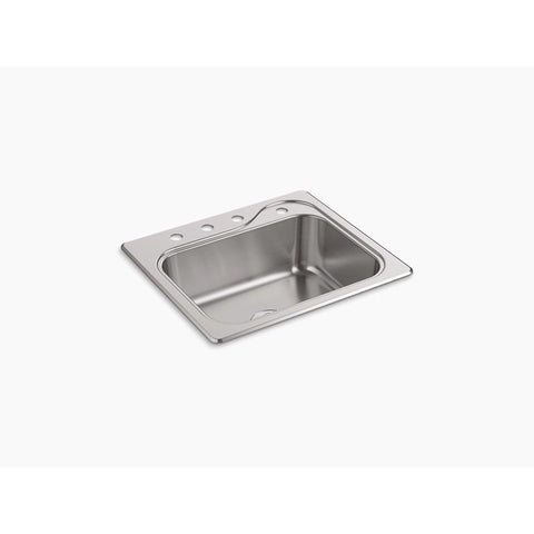 Sterling Southhaven Stainless Steel Top Mount Single Bowl Kitchen Sink