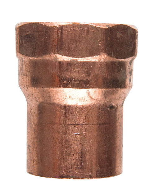 NIBCO 3/4 in. Sweat X 3/4 in. D FPT Copper Female Adapter 10 pk