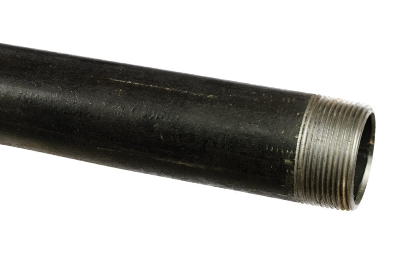 BK Products Southland 1-1/2 in. D X 60 in. L Black Steel Pre-Cut Pipe