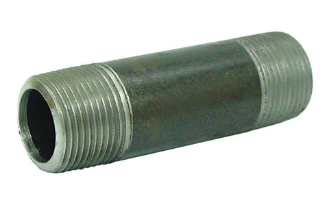 Anvil Beck 2 in. MPT Black Steel 10 in. L Nipple