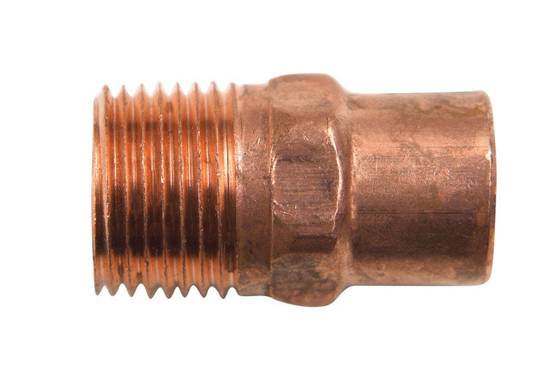 NIBCO 3/4 in. Copper X 3/4 in. D MPT Copper Street Adapter 1 pk