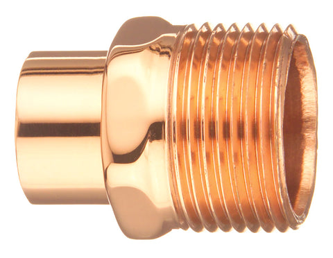 NIBCO 1/2 in. Copper X 1/2 in. D MPT Copper Street Adapter 1 pk