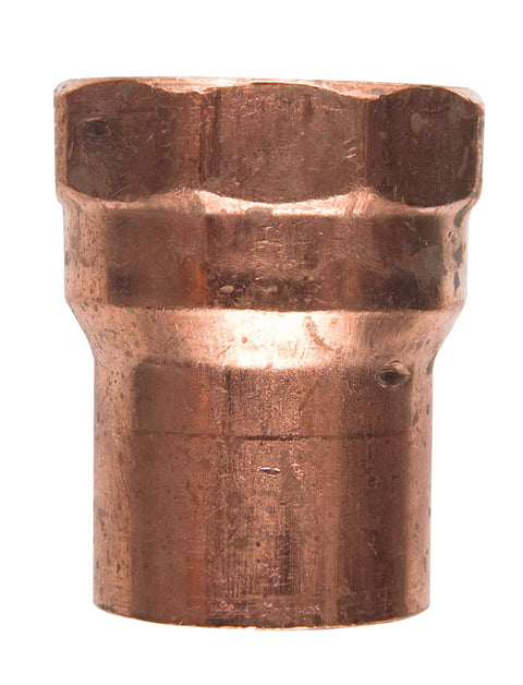 NIBCO 3/4 in. Copper X 3/4 in. D FPT Copper Street Adapter 1 pk