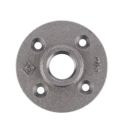 STZ Industries 3/4 in. FIP each Black Malleable Iron Floor Flange (Pack of 5)