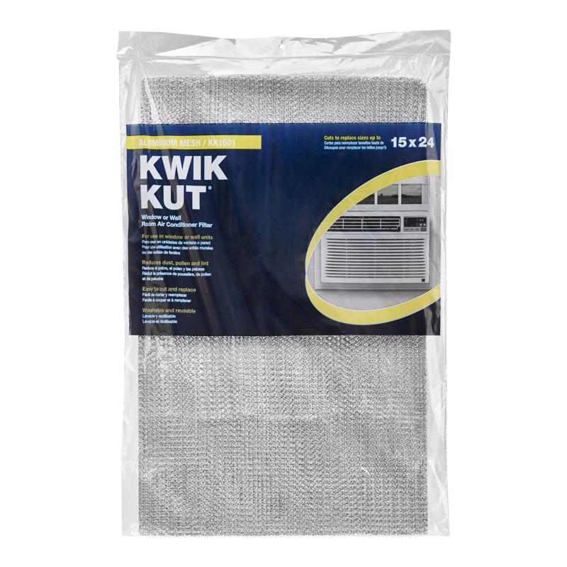 NaturalAire 15 in. W X 24 in. H X 1/4 in. Aluminum 4 MERV Air Conditioner Filter 1 pk (Pack of 24)