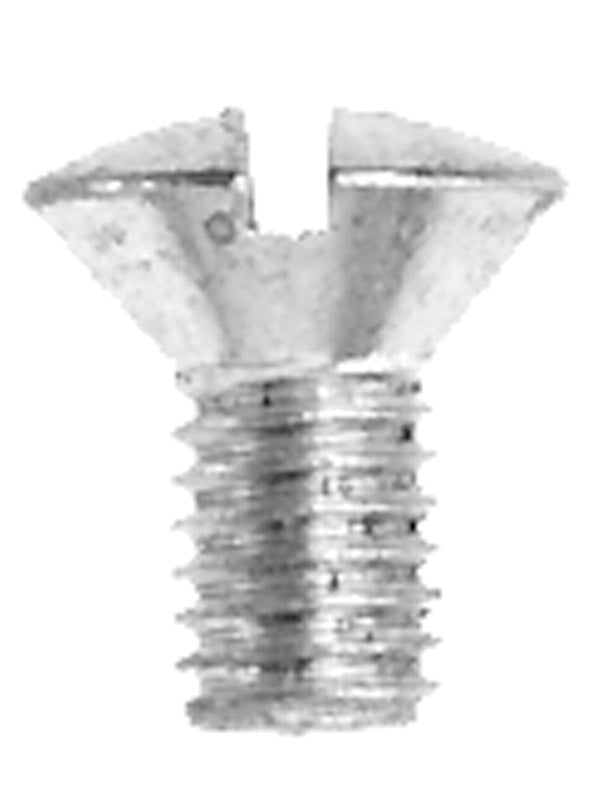 Danco No. 10-32 X 3/8 in. L Slotted Oval Head Chrome-Plated Brass Faucet Handle Screw 5 pk (Pack of 5)