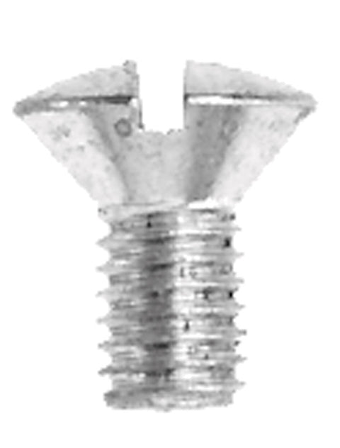 Danco No. 10-32 X 3/8 in. L Slotted Oval Head Chrome-Plated Brass Faucet Handle Screw 5 pk (Pack of 5)
