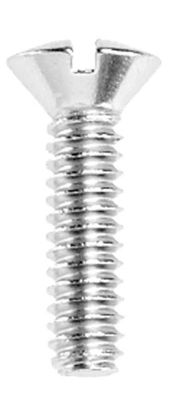 Danco No. 10-24 X 3/4 in. L Slotted Oval Head Chrome-Plated Brass Faucet Handle Screw 1 pk (Pack of 5)