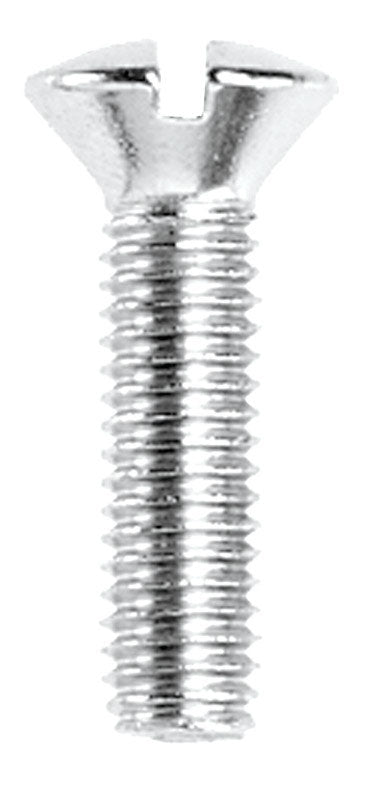 Danco No. 10-32 X 3/4 in. L Slotted Oval Head Chrome-Plated Brass Faucet Handle Screw 1 pk (Pack of 5)