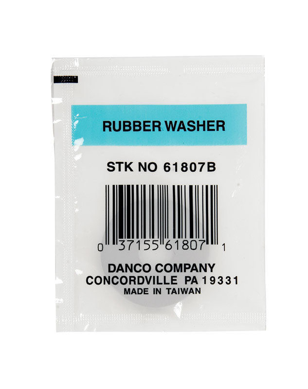 Danco 3/8 in. D Rubber Washer 1 pk (Pack of 5)