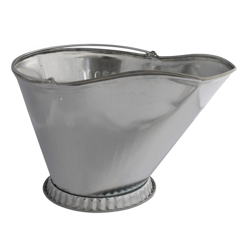 Imperial Silver Galvanized Steel Coal Hod (Pack of 6)