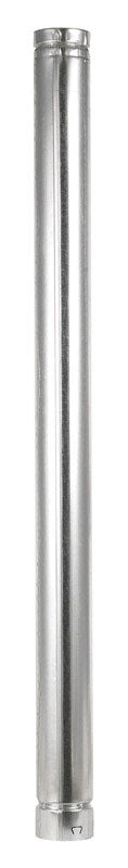 Selkirk 3 in. D X 48 in. L Aluminum Round Gas Vent Pipe (Pack of 2)