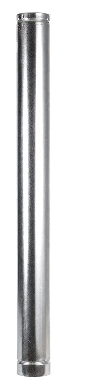 Selkirk 4 in. D X 48 in. L Aluminum Round Gas Vent Pipe (Pack of 2)