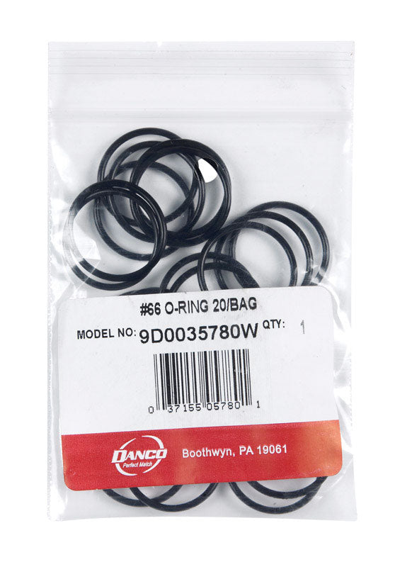 Danco 1 in. D X 7/8 in. D #66 Rubber O-Ring 1 pk